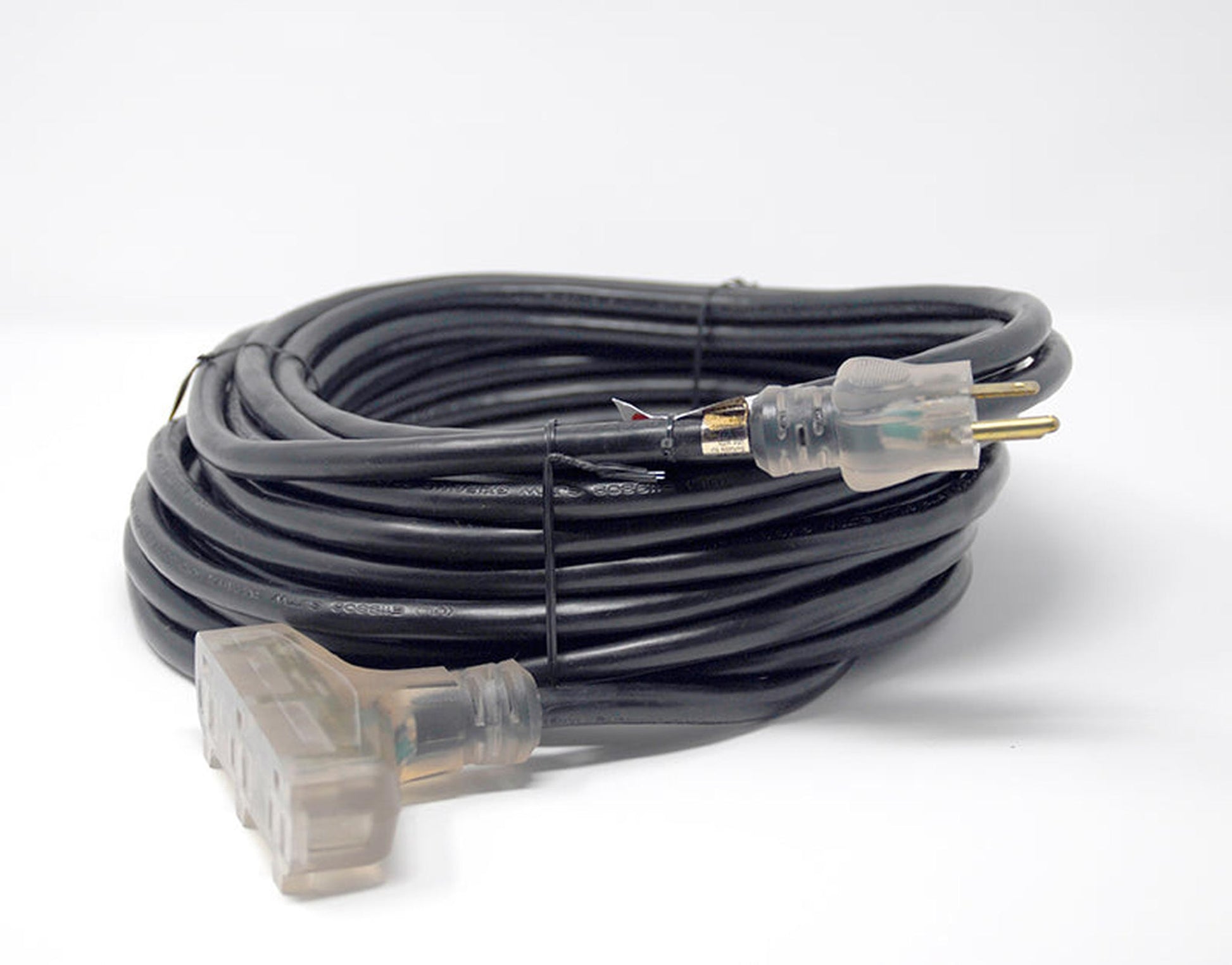 100-Foot 12/3 SJTWA-UL Triple-Tap Extension Power Cord