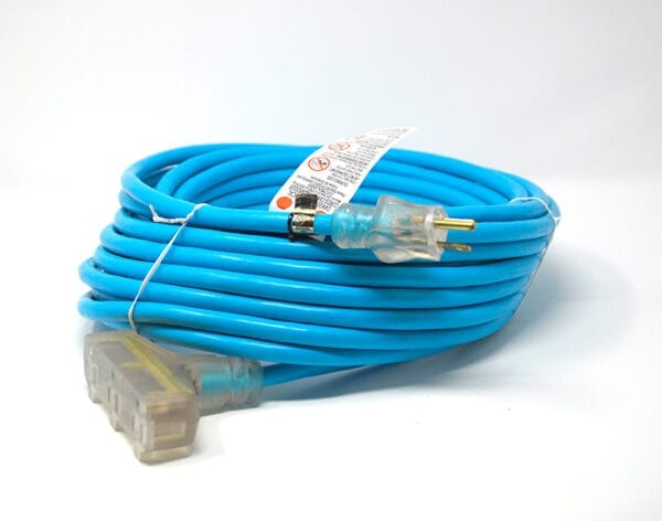 50' 10/3 SJTWA-UL Extension Power Cord Triple Tap