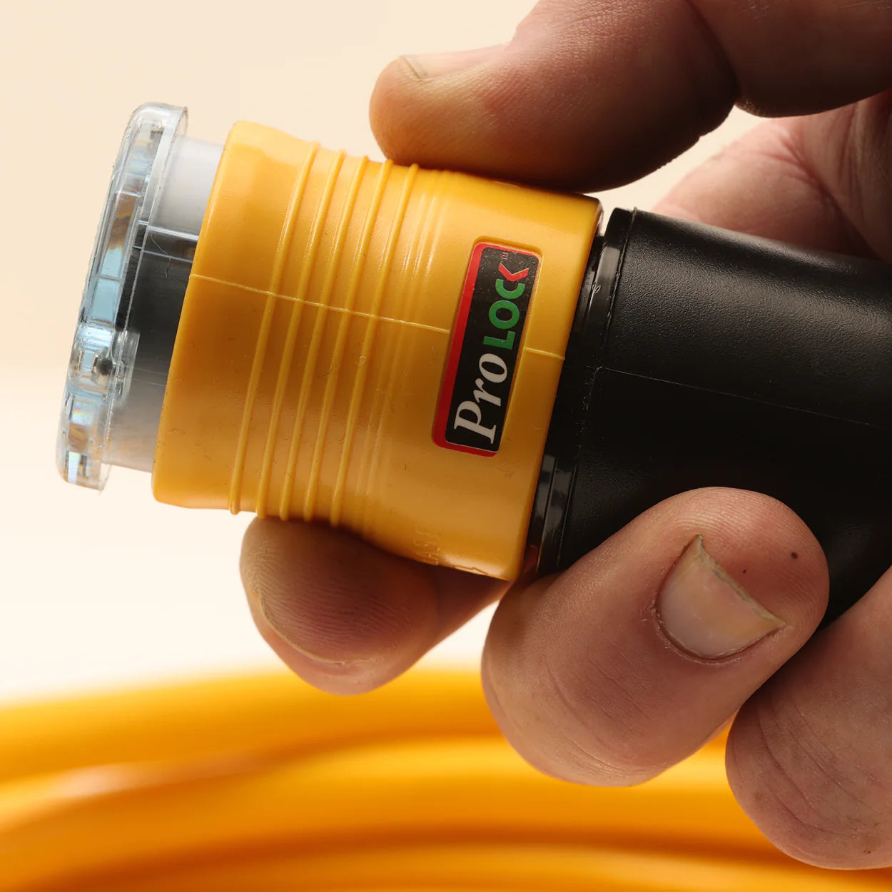 yellow pro lock power cord