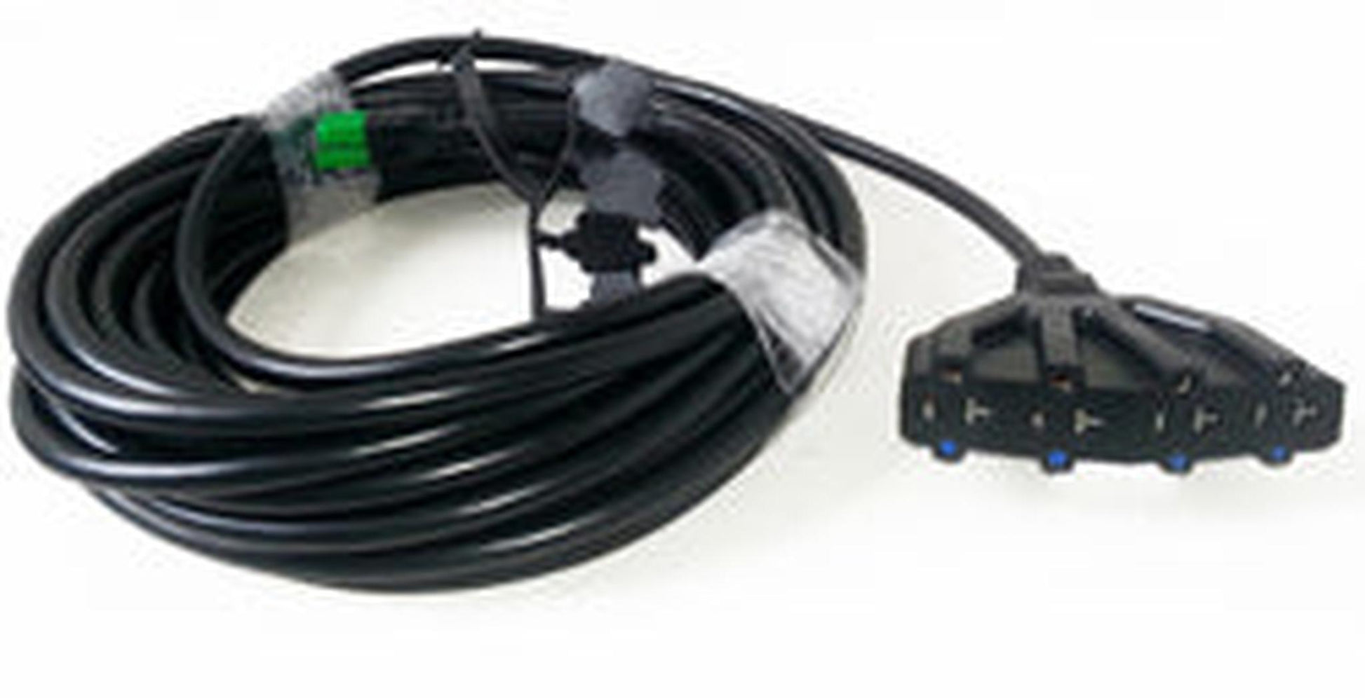 100-Foot 12/3-3 SPTWA-UL Flat Triple-Tap Extension Power Cord